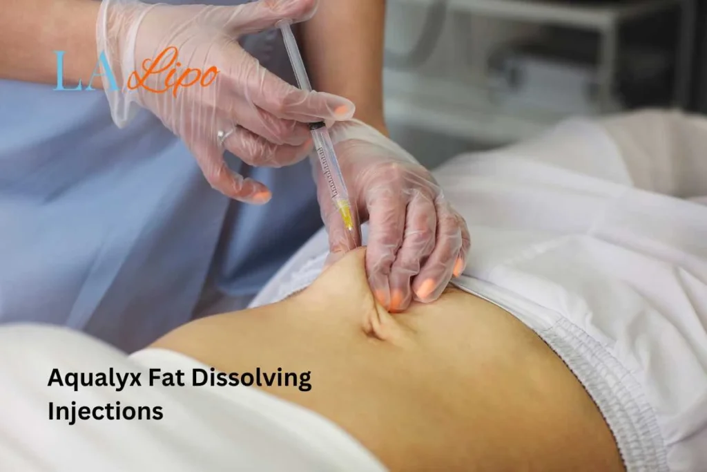 woman having fat dissolving injections South Ruislip in the stomach