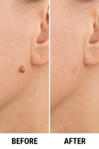 Skin tags removal South Ruislip before and after