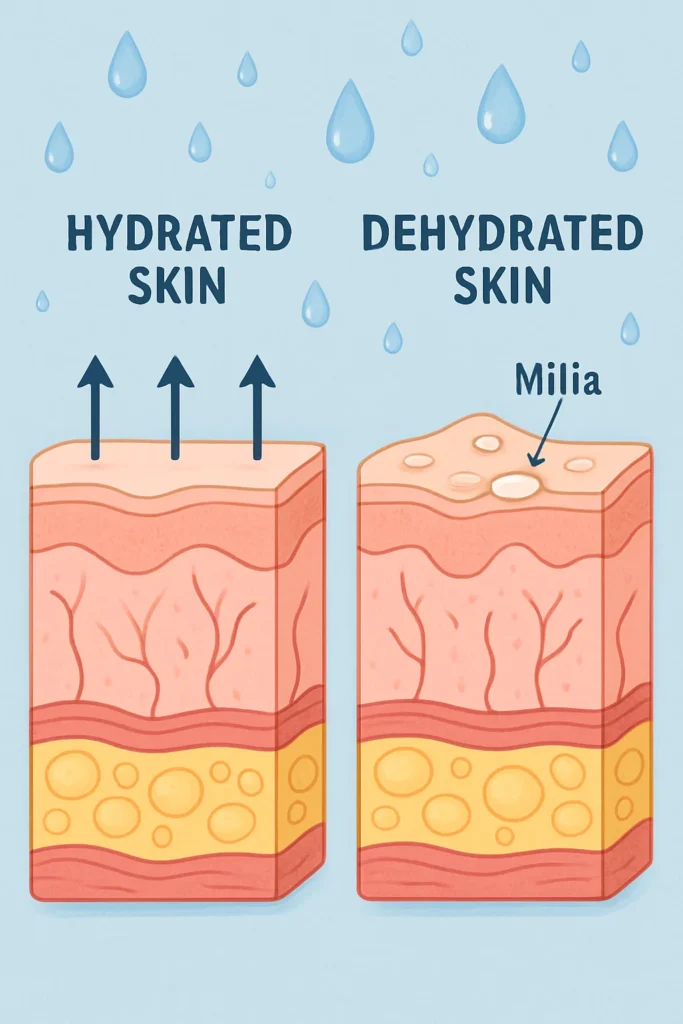 The importance of hydration and milia production South Ruislip