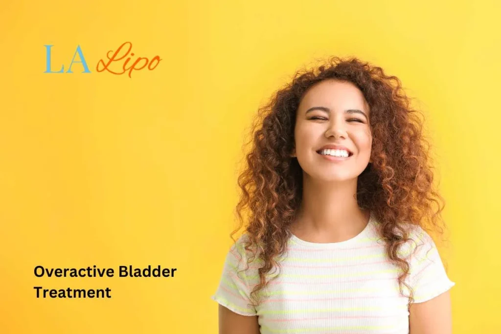 woman smiling about overactive bladder treatment South Ruislip solutions